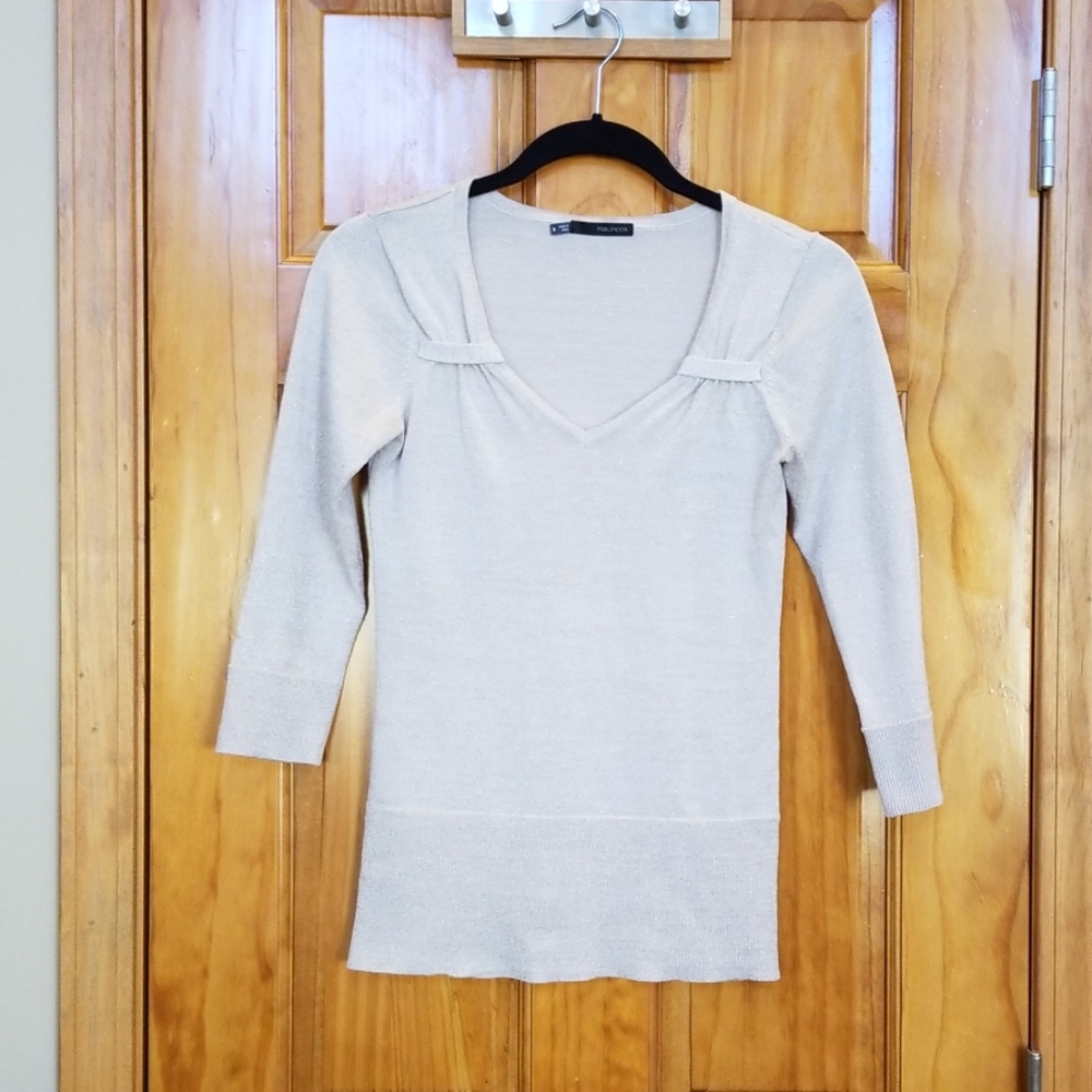 Maurices gold knit top